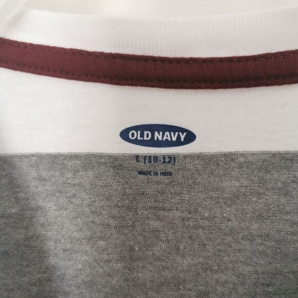 3/$15 Old Navy size L 10-12 boys long sleeve t-shirt - Picture 3 of 4